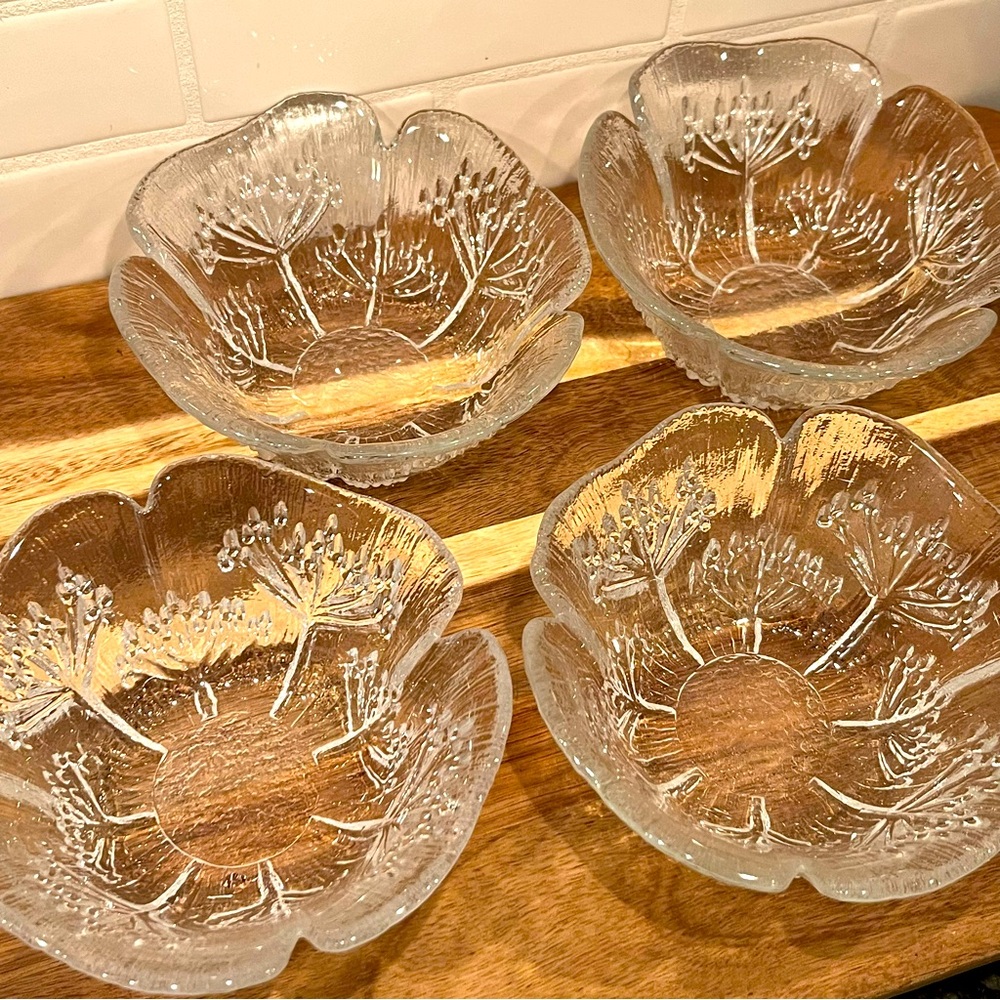 DANSK Floriform Small Fruit Dessert Bowl (4)